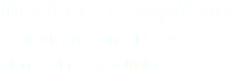 Medicare Compliance Medicare Consul Services Piatt Claims Resolution